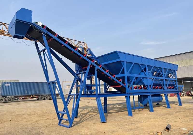 Special dry mix concrete batching plant to Philippines