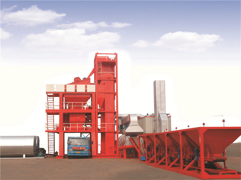 stationary asphalt mixing plant