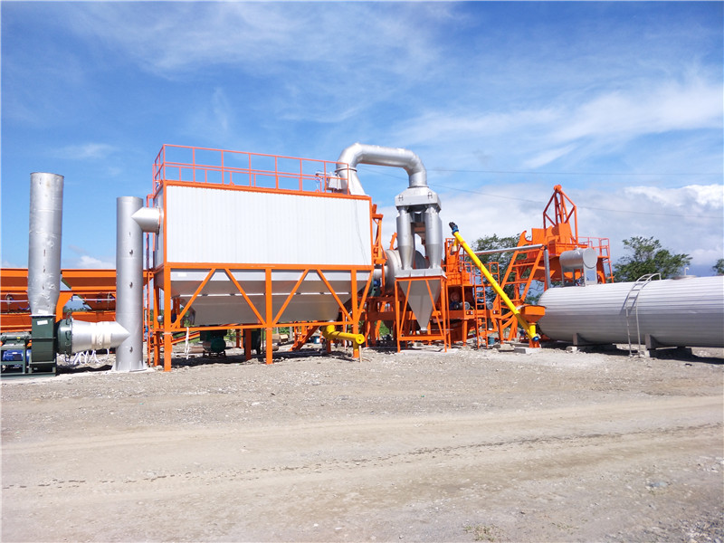 stationary asphalt mixing plant