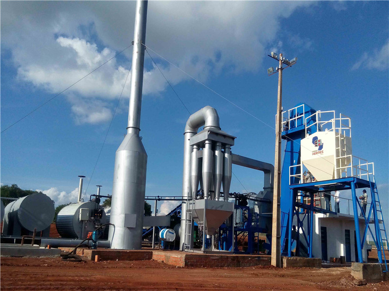 stationary asphalt mixing plant