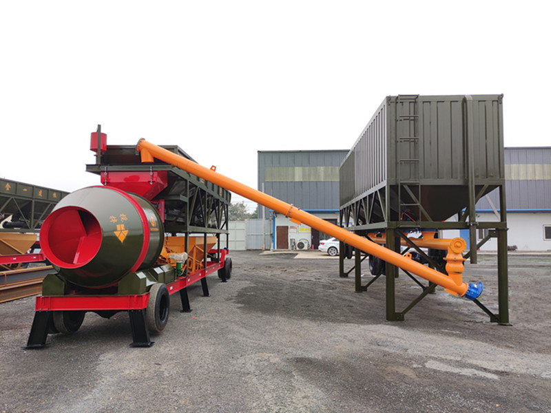 Pictures of YHZM series of mobile concrete batching plant