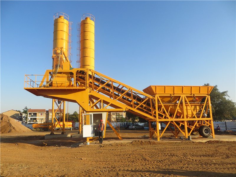 Pictures of YHZS series of mobile concrete batching plant