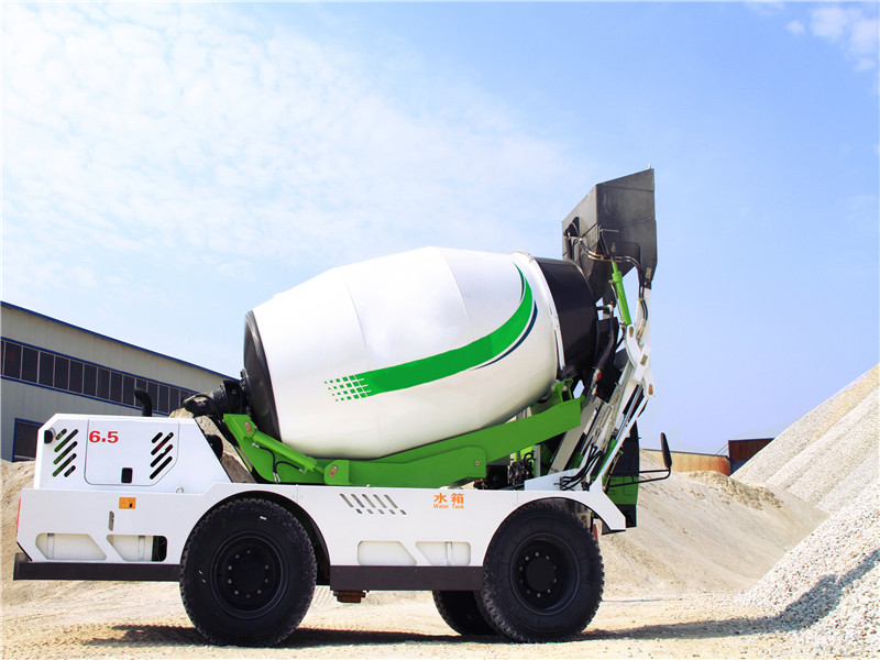 self loading concrete mixer