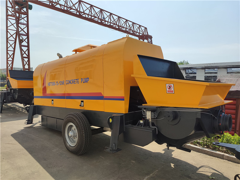 concrete trailer pump