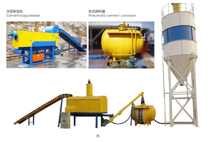 bag cement feeding system