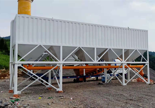 30m3/h concrete mixing plant finished installation