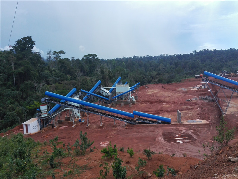 stationary stone crushing plant