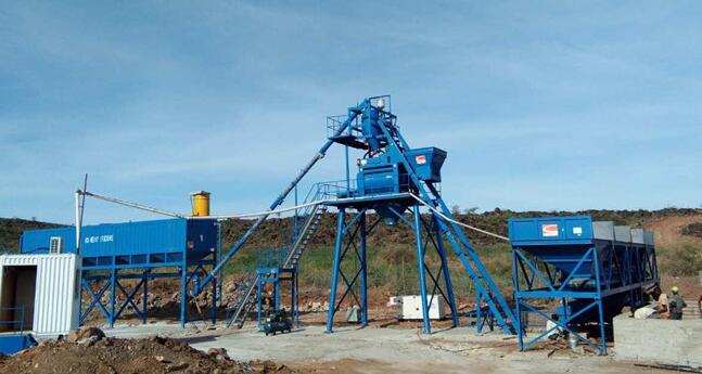 Types of concrete batching plant