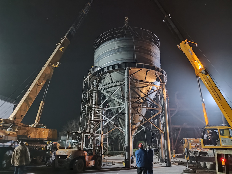 vertical cement silo