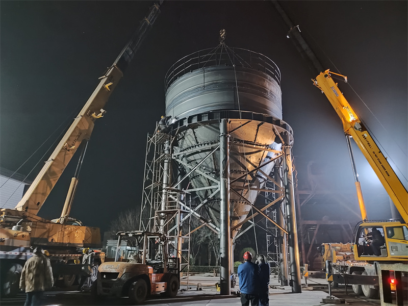 vertical cement silo