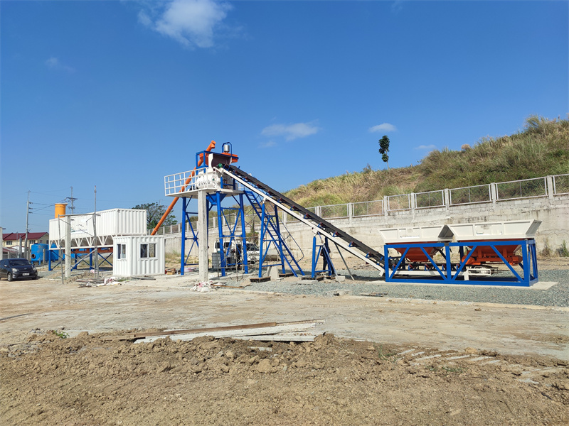 Foundation Free Concrete Batching Plant