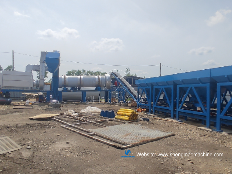 hot mix asphalt mixing plant to Russia