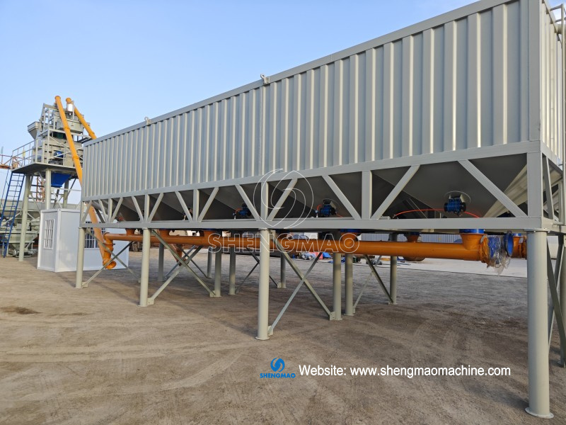 HZS50 concrete mixer plant to UK