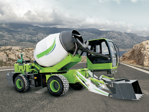 Self-Loading Concrete Mixers