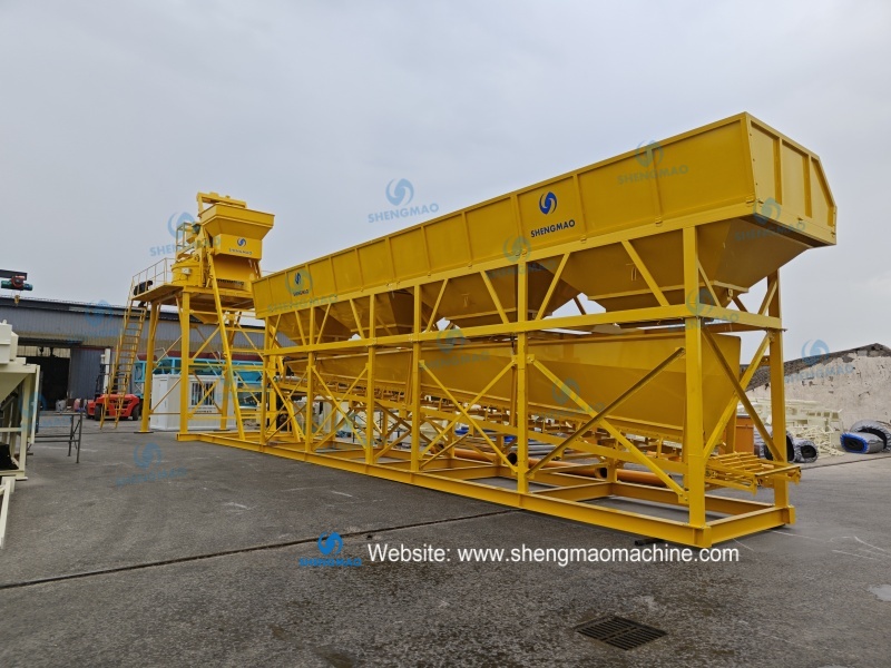 Foundation Free Concrete Batching Plant
