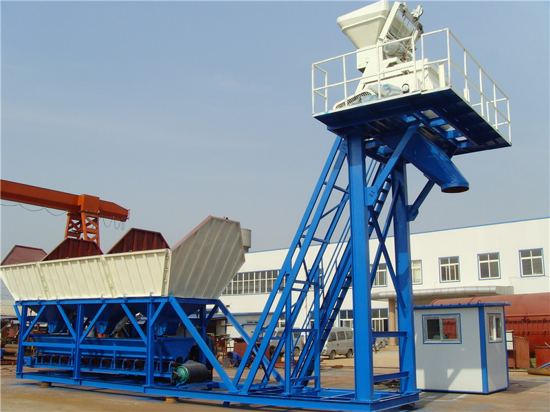 Foundation Free Concrete Batching Plant