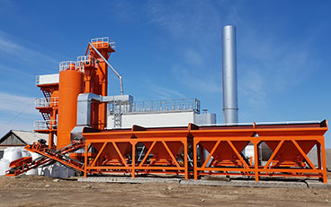 LB1000 Asphalt Mixing Plant in Russia