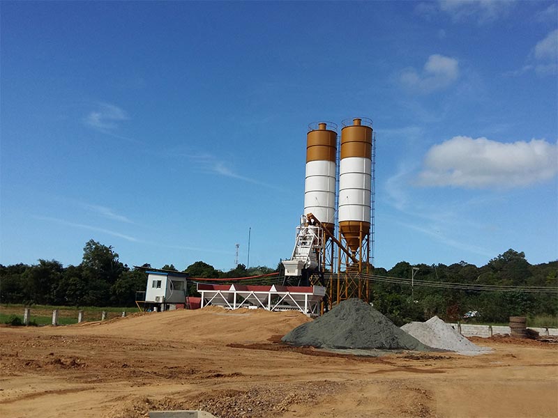 Skip Hoist Concrete Batching Plant