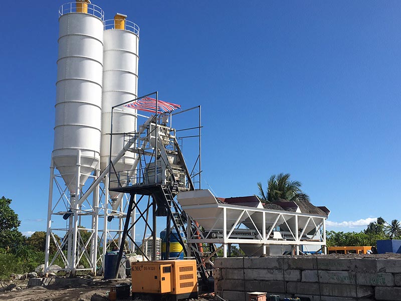 Skip Hoist Concrete Batching Plant