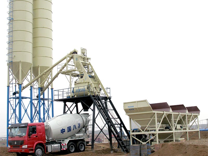 Skip Hoist Concrete Batching Plant