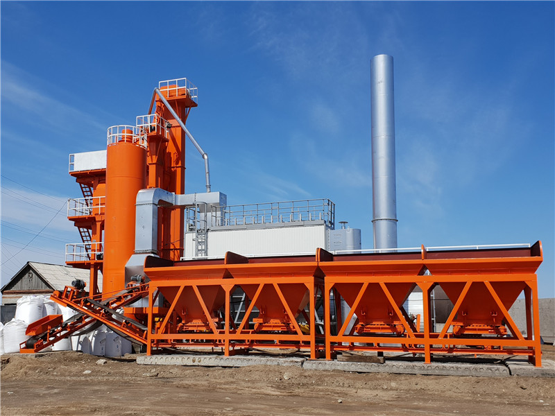 stationary asphalt mixing plant