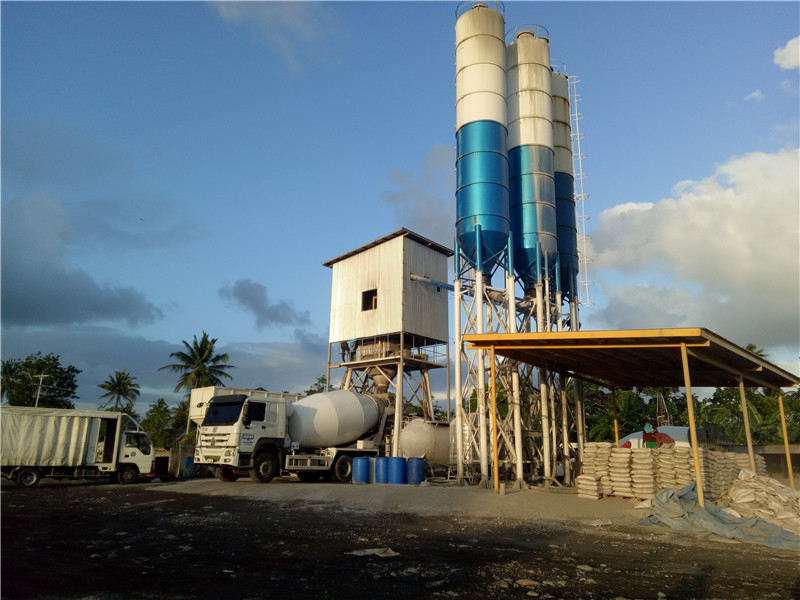 HZS50 concrete batching plant