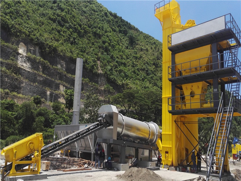 LB1000 asphalt mixing plant installed in Philippine