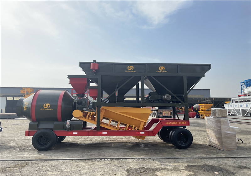 Pakistan popular mobile concrete batching plant