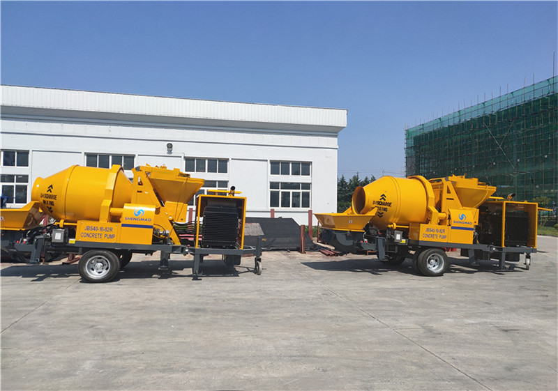 Concrete pump with mixer to Benin