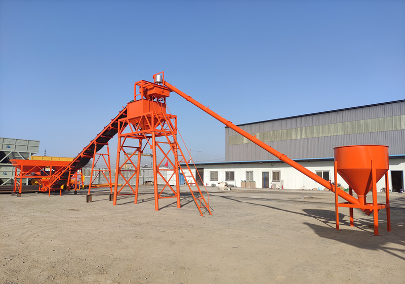 20m3/h dry mix concrete batching plant to Malaysia