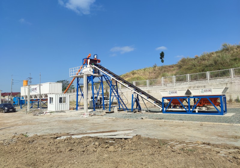 no foundation concrete batching plant in Philippines