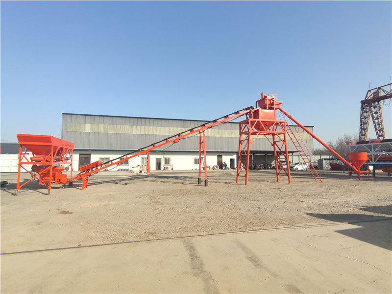 dry mix concrete batching plant