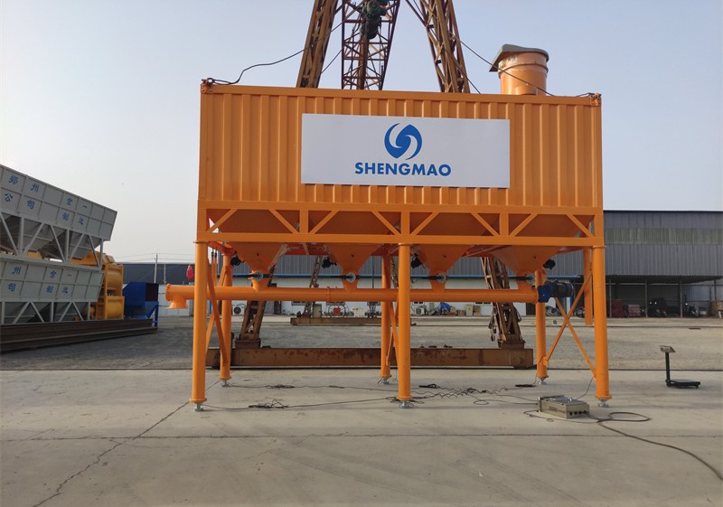 Container cement silo to New Zealand