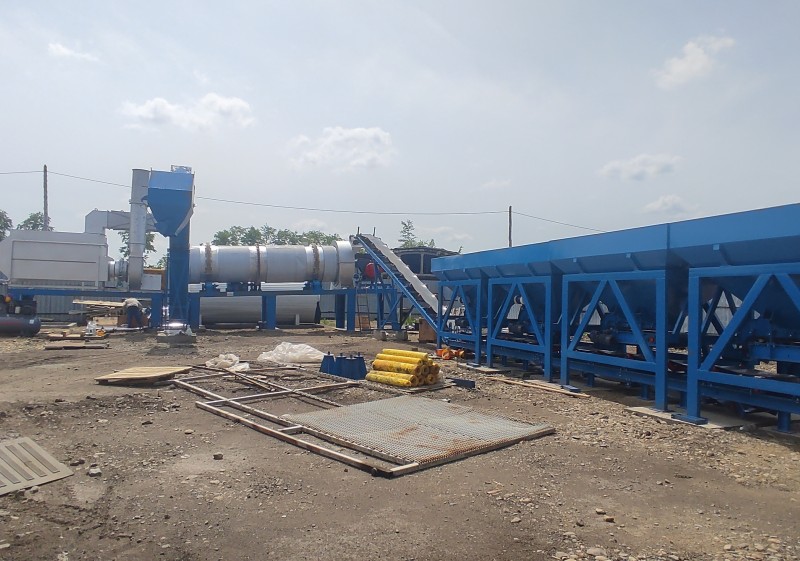 hot mix asphalt mixing plant to Russia