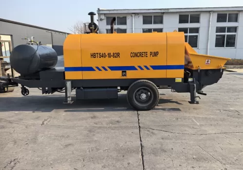 Concrete pump with water tank to Russia