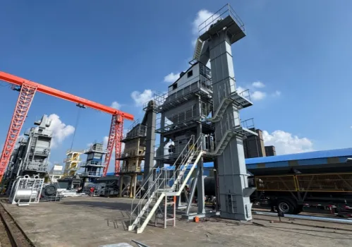 hot mix asphalt plant ready for shipment