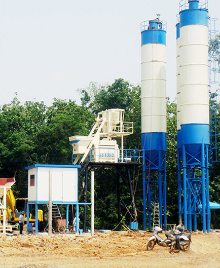 HZS35 Concrete Batching Plant in Thailand